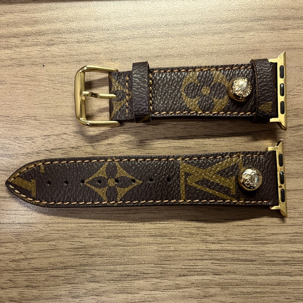 Authentic Louis Vuitton Material for a 38mm Apple Watch